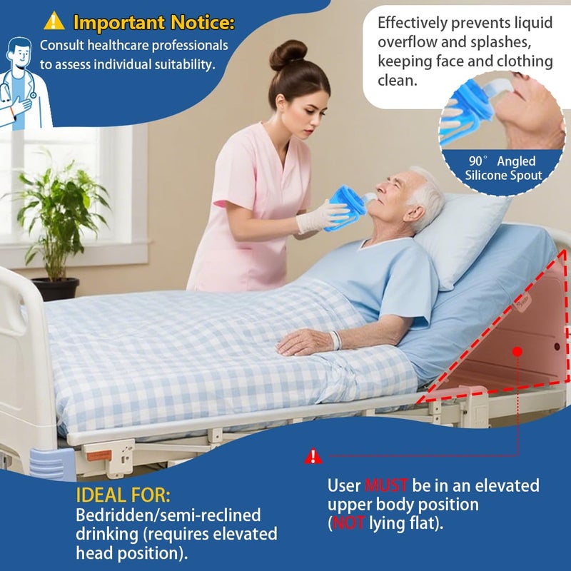 Ehucon Dysphagia Cups for Swallowing People, Provale Cup 5CC or 10CC of Liquid Each Time for Prevent Chocking - Image 3